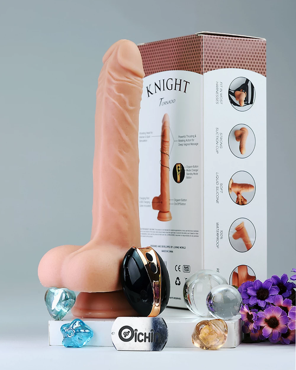 Loving World Tornado rung xoay thụt tỏa nhiệt điều khiển từ xa đa chức năng