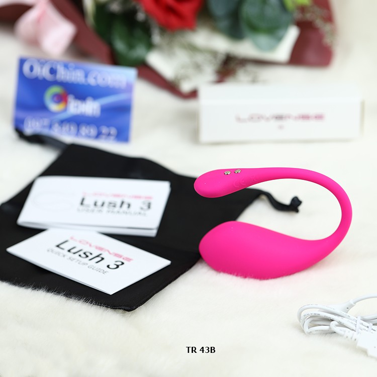 LUSH 3 trứng rung tình yêu silicone điều khiển từ xa âm thanh