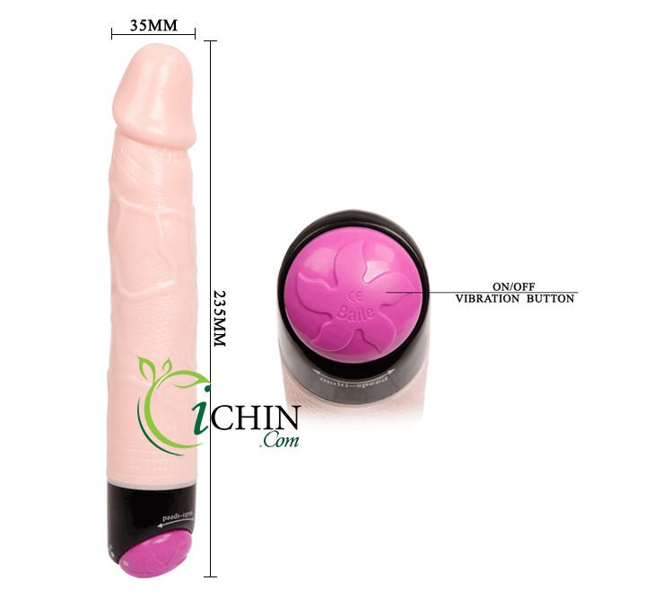 Lybaile Dildo rung xoay chuẩn size Việt mềm mịn
