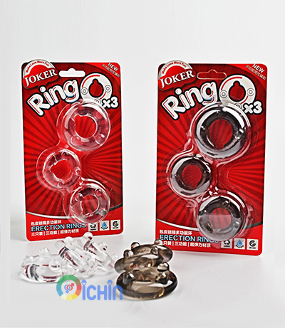 Joker Ring O bộ 3 vòng silicone tăng kích thước kéo dài thời gian quan hệ