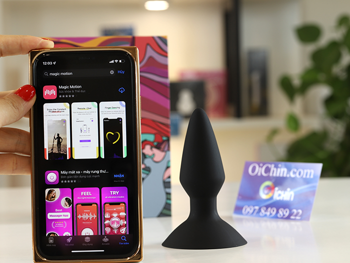 Magic Motion Equinox phích cắm hậu môn rung điều khiển điện thoại