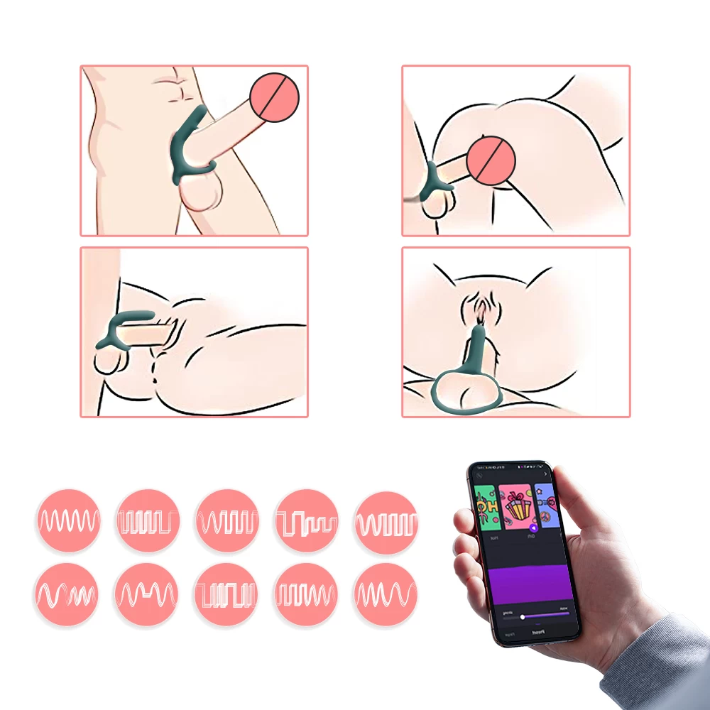 Magic Motion Magic Rise vòng rung đeo dương vật điều khiển qua app