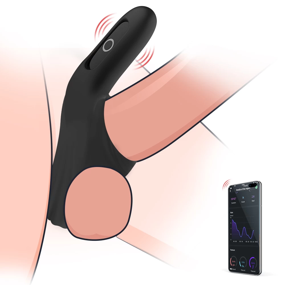 Magic Motion Magic Rise vòng rung đeo dương vật điều khiển qua app