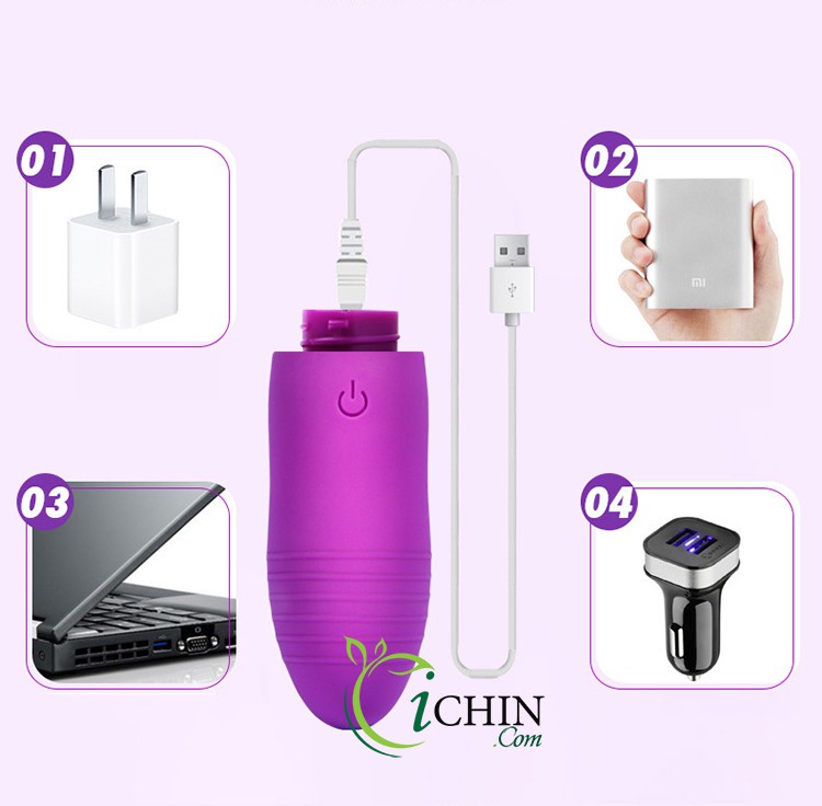 Máy rung MAN NUO pin sạc 10 chế độ nhỏ gọn êm ái tăng khoái cảm