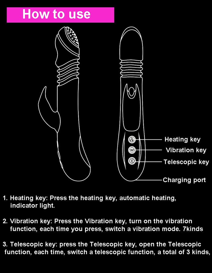 Mannuo Ella ROD rung thụt silicon cao cấp sạc USB cho nữ thủ dâm