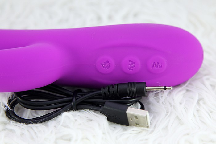 Mannuo Ella ROD rung thụt silicon cao cấp sạc USB cho nữ thủ dâm