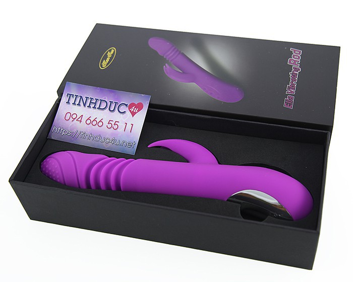 Mannuo Ella ROD rung thụt silicon cao cấp sạc USB cho nữ thủ dâm