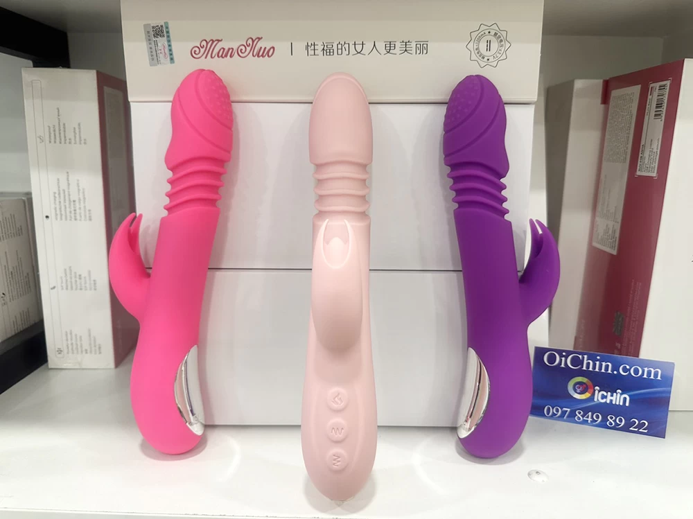 Mannuo Ella ROD rung thụt silicon cao cấp sạc USB cho nữ thủ dâm