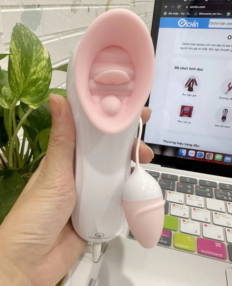Máy massage hột le XiuXiuDa rung đa chế độ kèm trứng rung mini
