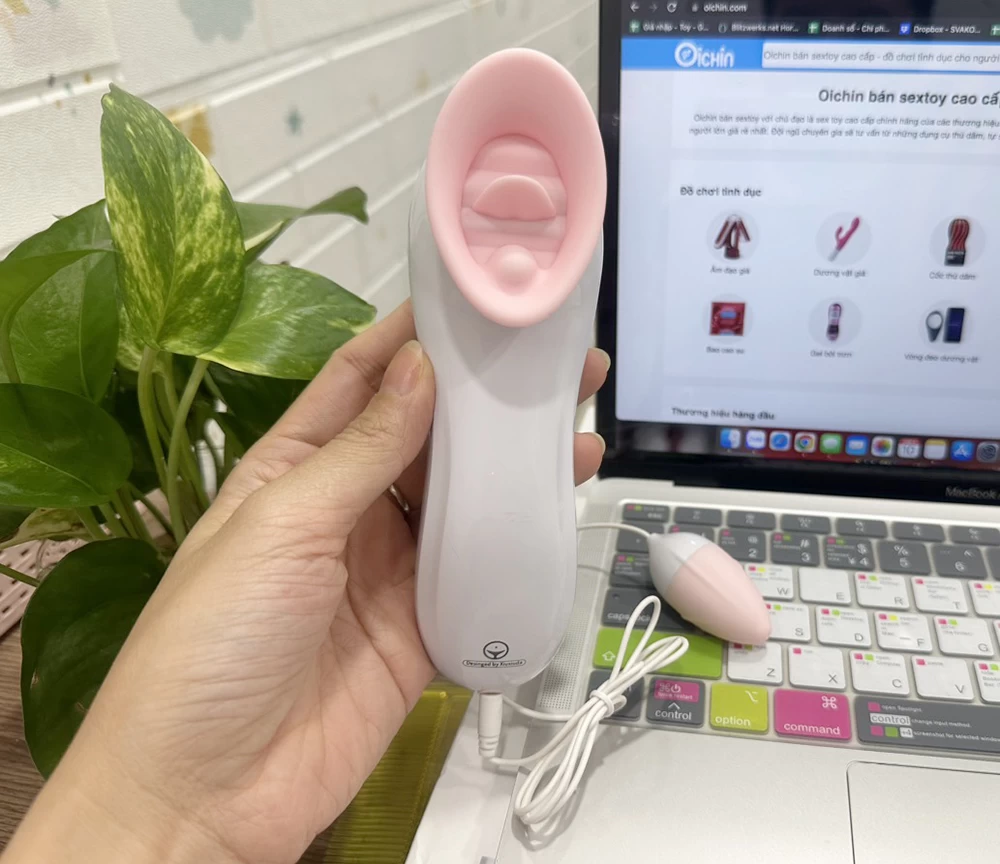 Máy massage hột le XiuXiuDa rung đa chế độ kèm trứng rung mini