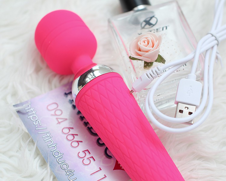 Máy massage mini rung cực mạnh xoay tròn 360 độ giá rẻ chất lượng