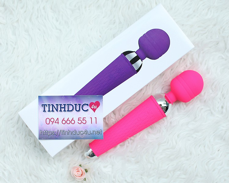 Máy massage mini rung cực mạnh xoay tròn 360 độ giá rẻ chất lượng