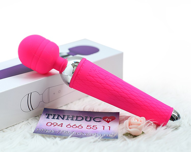 Máy massage mini rung cực mạnh xoay tròn 360 độ giá rẻ chất lượng