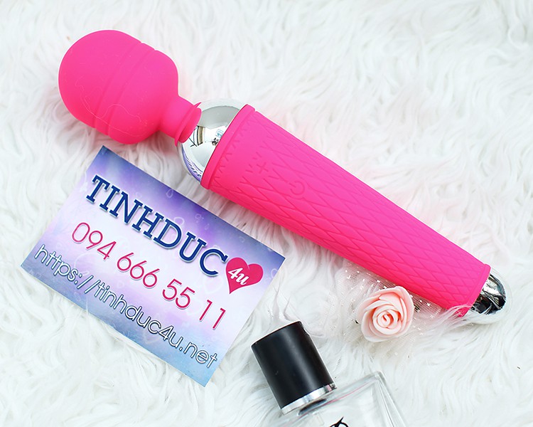 Máy massage mini rung cực mạnh xoay tròn 360 độ giá rẻ chất lượng
