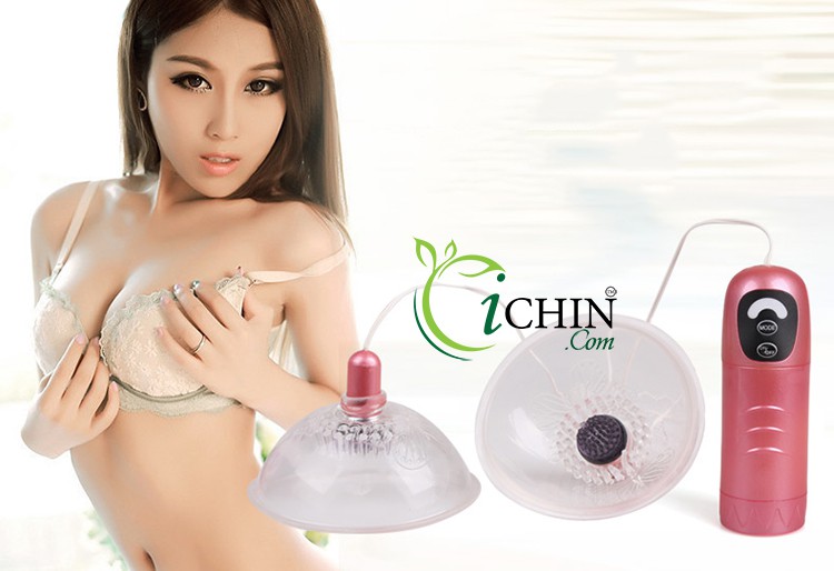 Máy massage ngực Lybaile Momo rung xoay làm hồng tươi nhũ hoa nữ giới