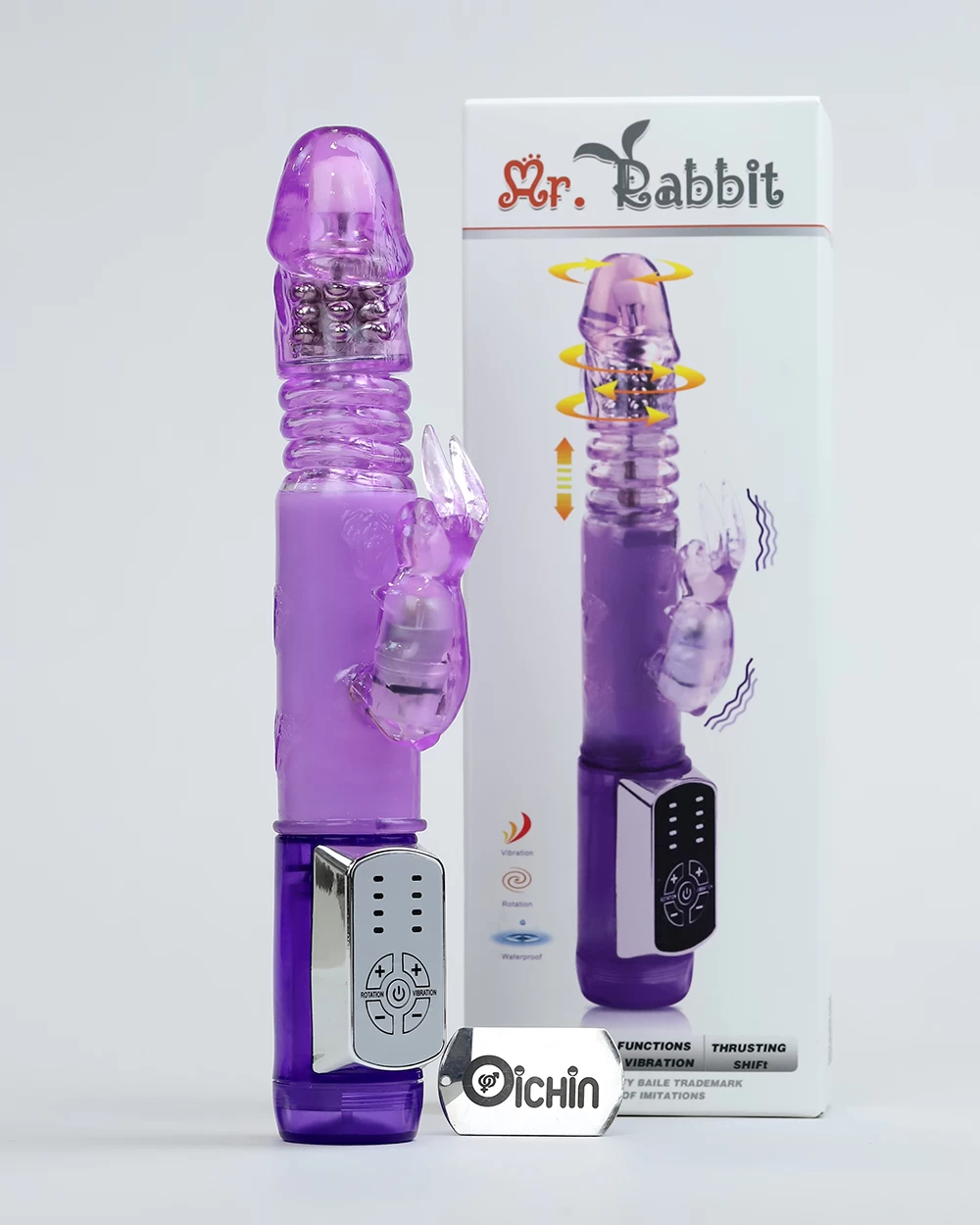 Mr Rabbit dương vật giả tự thụt rung xoay mạnh mẽ chất liệu an toàn