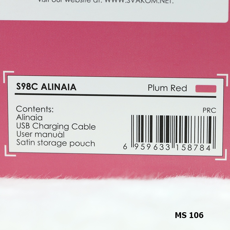Svakom ALINAIA đầu nhỏ rung mạnh tỏa nhiệt đa chế độ pin sạc Svakom ALINAIA đầu nhỏ rung mạnh tỏa nhiệt đa chế độ pin sạc