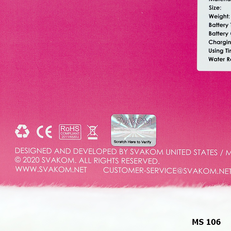 Svakom ALINAIA đầu nhỏ rung mạnh tỏa nhiệt đa chế độ pin sạc Svakom ALINAIA đầu nhỏ rung mạnh tỏa nhiệt đa chế độ pin sạc