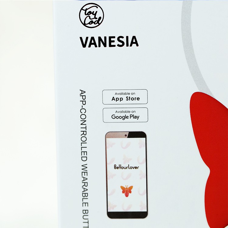 VANESIA bướm đỏ rung đa chế độ điều khiển từ xa qua App tiện lợi