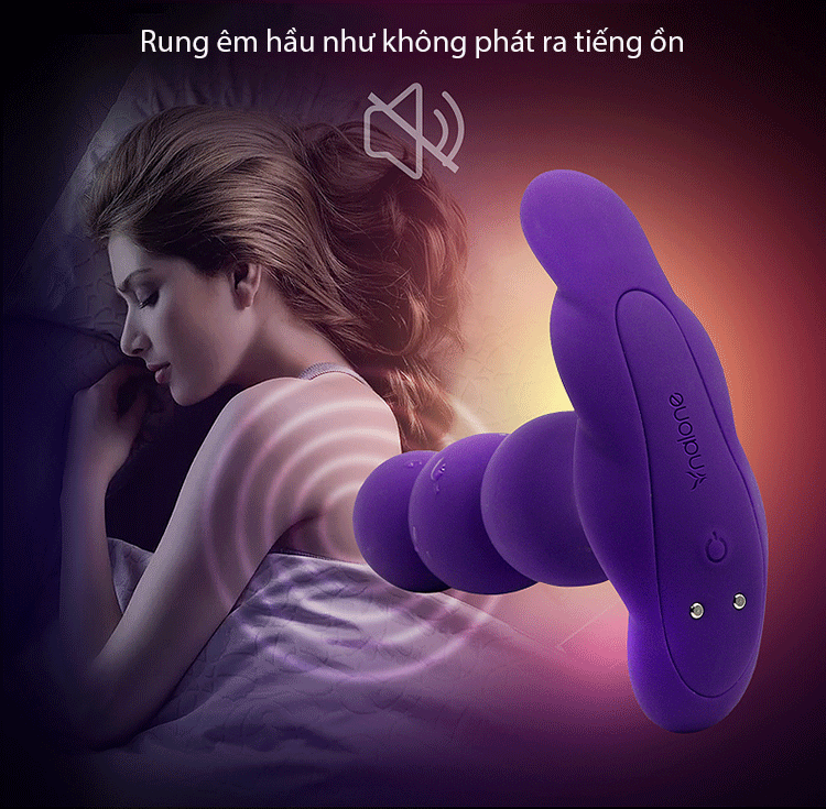 Nalone PEARL đồ chơi hậu môn rung ngoáy 7 chế độ cực mạnh