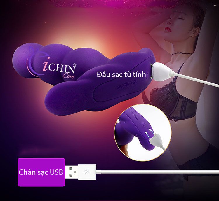 Nalone PEARL đồ chơi hậu môn rung ngoáy 7 chế độ cực mạnh