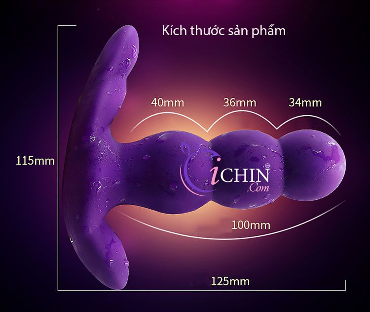 Nalone PEARL đồ chơi hậu môn rung ngoáy 7 chế độ cực mạnh