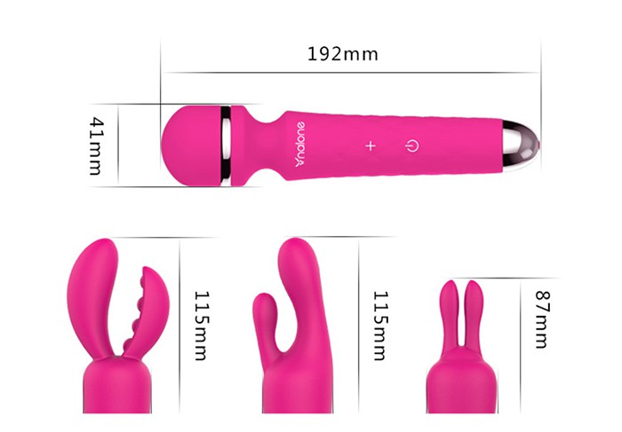 Nalone Sinmis máy rung 7 chế độ cao cấp ABS silicone y tế