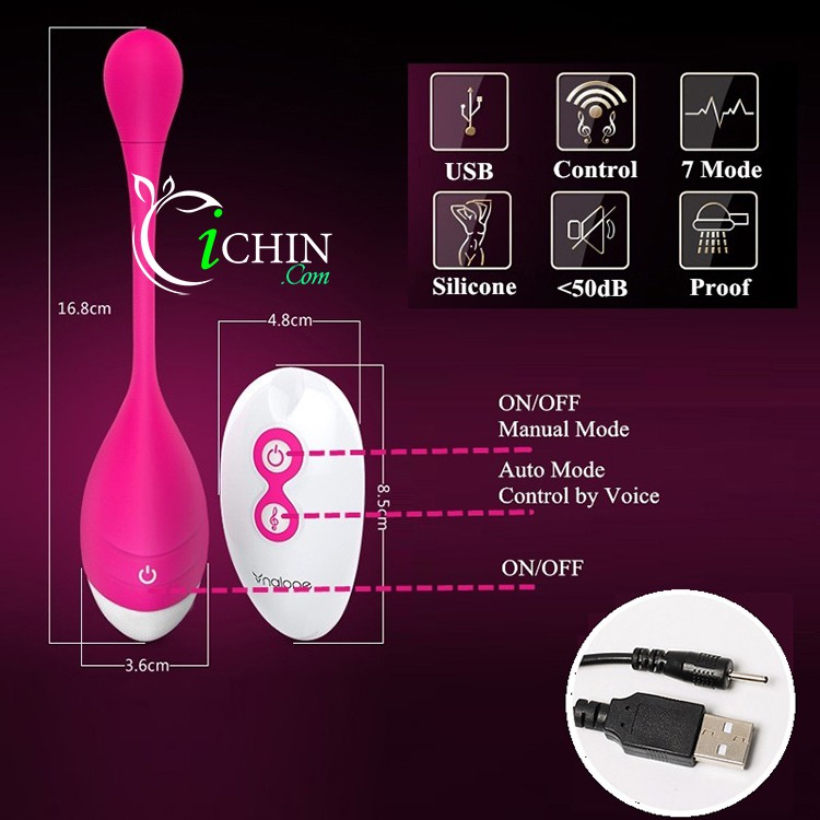 Nalone Sweetie điều khiển giọng nói từ xa rung đa chế độ thú vị Nalone Sweetie điều khiển giọng nói từ xa rung đa chế độ thú vị