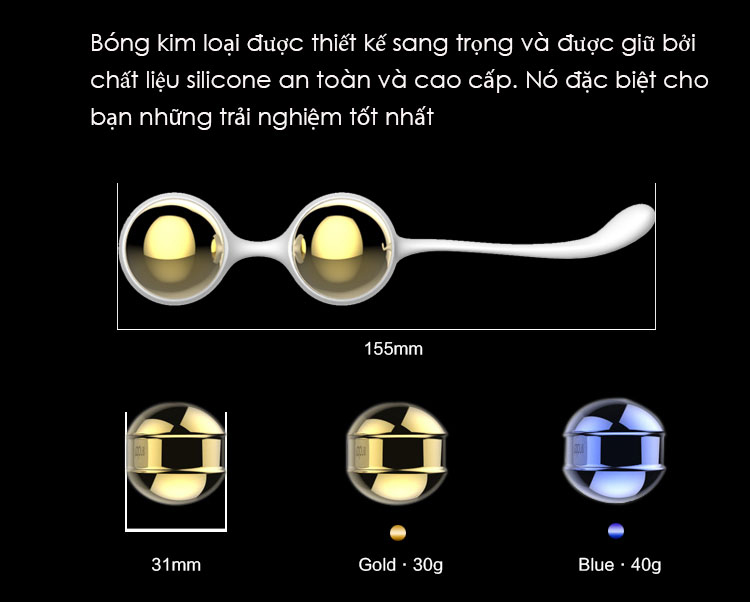 Nalone Yany bóng tập thu nhỏ vùng kín cao cấp dễ sử dụng