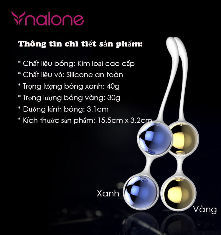 Nalone Yany bóng tập thu nhỏ vùng kín cao cấp dễ sử dụng
