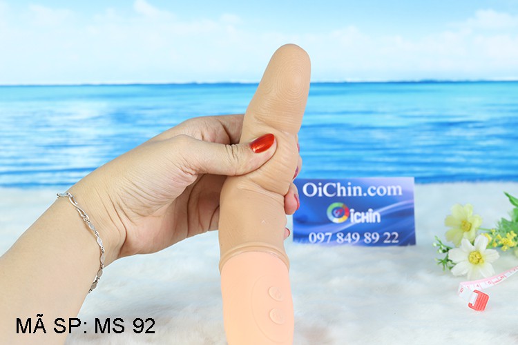 Ngón tay rung JIUAI tỏa nhiệt nóng như thật sạc USB tiện lợi