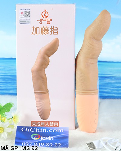 Ngón tay rung JIUAI tỏa nhiệt nóng như thật sạc USB tiện lợi