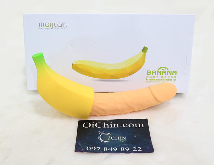 Dương vật giả Moylan hình chuối rung mạnh nhiều chế độ Dương vật giả Moylan hình chuối rung mạnh nhiều chế độ