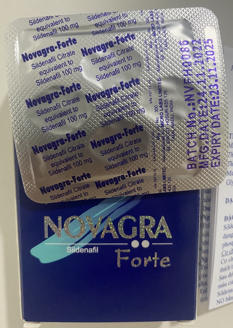 Thuốc Novagra Forte 100mg Ấn Độ tăng cường cương dương lâu bền nam Thuốc Novagra Forte 100mg Ấn Độ tăng cường cương dương lâu bền nam