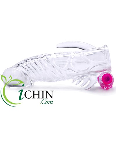 Bao cao su đôn dên Penis Sleeve rung tăng kích thước kéo dài