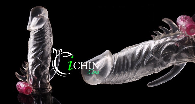 Bao cao su đôn dên Penis Sleeve rung tăng kích thước kéo dài