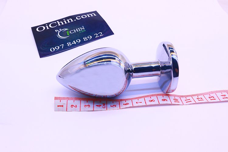 Phích cắm hậu môn INOX an toàn nhiều màu sắc 3 kích thước chọn