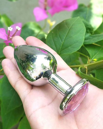 Phích cắm hậu môn INOX an toàn nhiều màu sắc 3 kích thước chọn