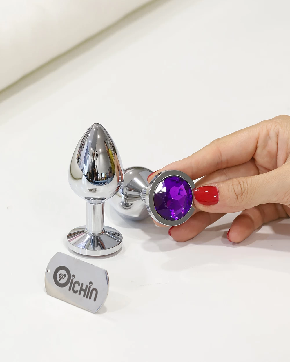 Phích cắm hậu môn INOX an toàn nhiều màu sắc 3 kích thước chọn