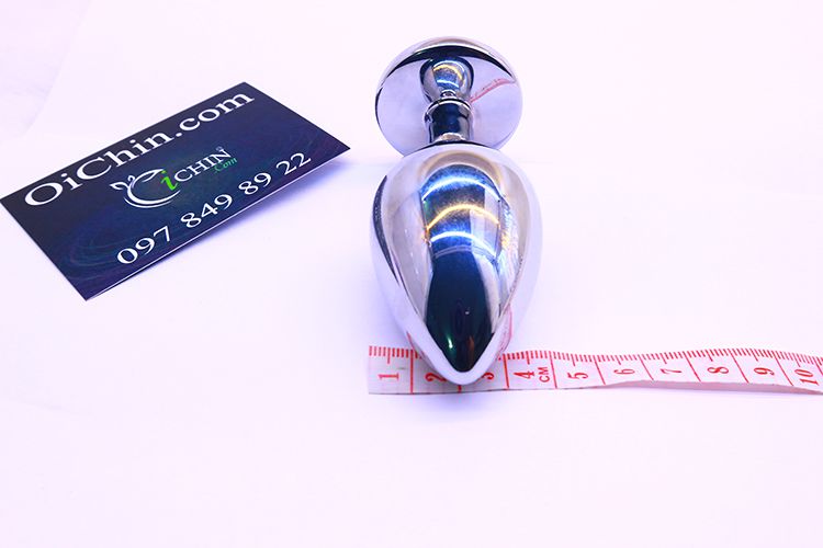Phích cắm hậu môn INOX an toàn nhiều màu sắc 3 kích thước chọn