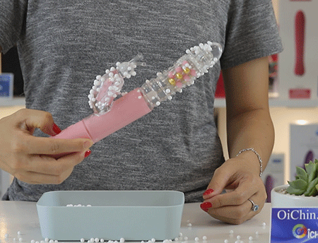 Pink Butterfly dương vật giả rung xoay thụt đa chức năng sạc pin