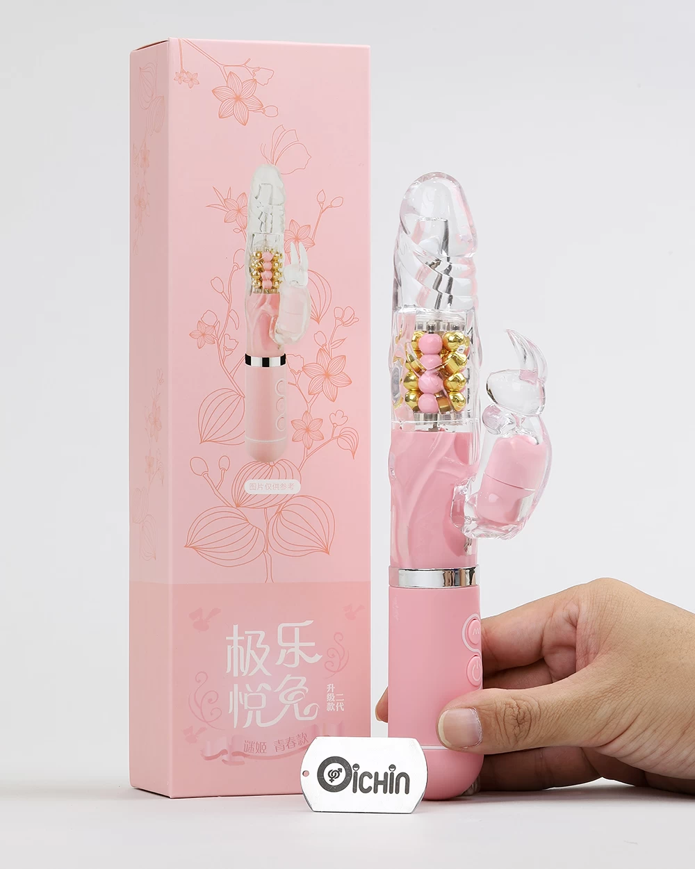 Pink Rabbit Penis rung xoay đa chế độ pin sạc silicon y tế Pink Rabbit Penis rung xoay đa chế độ pin sạc silicon y tế