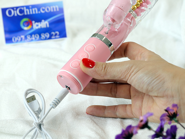 Pink Rabbit Penis rung xoay đa chế độ pin sạc silicon y tế Pink Rabbit Penis rung xoay đa chế độ pin sạc silicon y tế