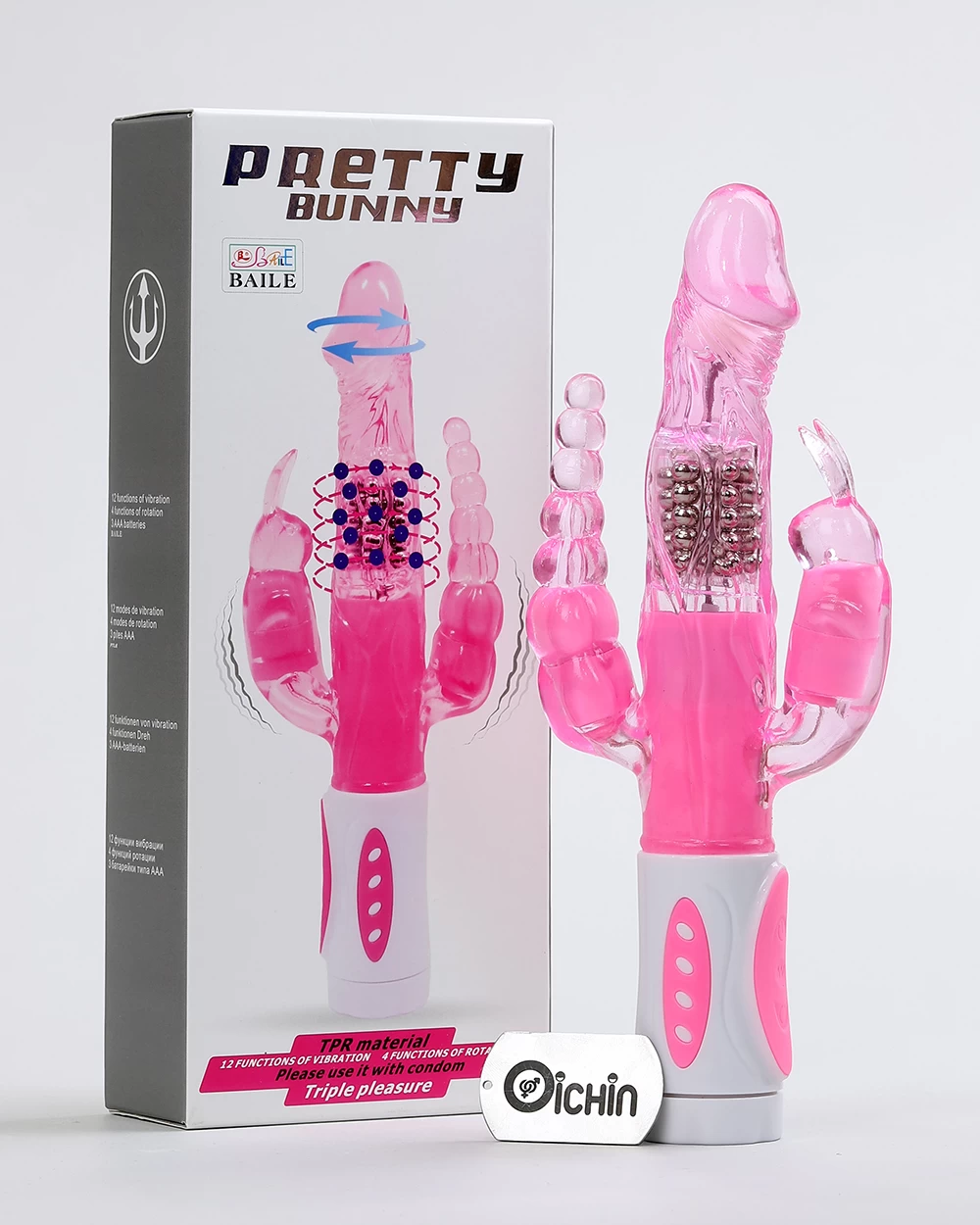 Pretty Love Bunny rung xoay kích thích lỗ nhị cao cấp dễ vệ sinh Pretty Love Bunny rung xoay kích thích lỗ nhị cao cấp dễ vệ sinh