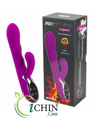 Pretty Love Crazy dương vật giả rung mạnh tỏa nhiệt đa chế độ