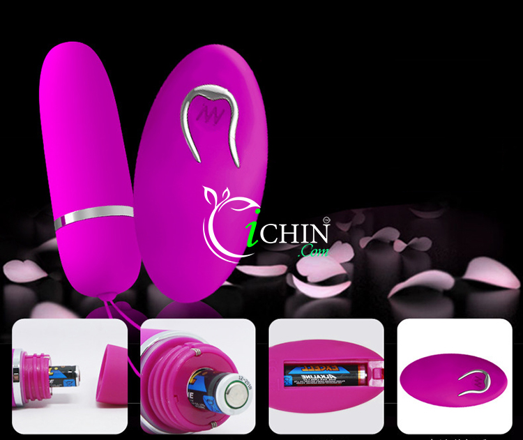Pretty Love Darlene trứng rung mini điều khiển từ xa 12 chế độ rung mạnh