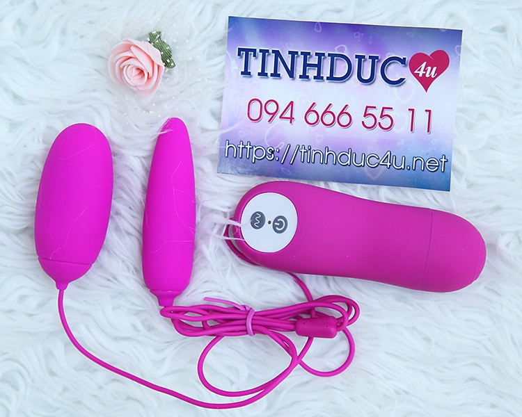 Pretty Love Irma hai đầu silicon mềm mịn rung cực mạnh pin AAA