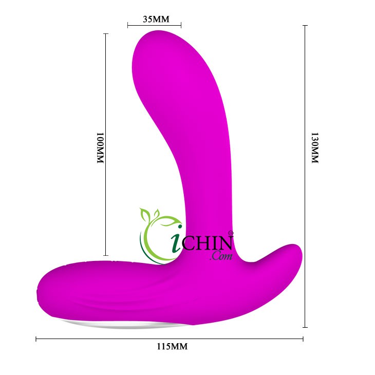 Đồ chơi hậu môn Prettylove Backie cho gay rung pin sạc USB tiện lợi