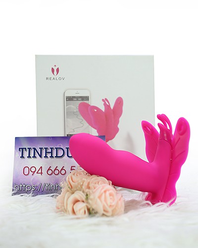 Realov Lydia trứng rung silicone điều khiển từ xa qua điện thoại Realov Lydia trứng rung silicone điều khiển từ xa qua điện thoại