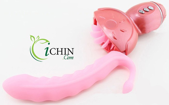 Lưỡi xoay Rolling Fun massage âm hộ rung mạnh mẽ